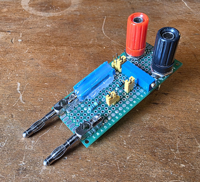Voltage divider with calibration V2 - for measuring Geiger counter high voltage